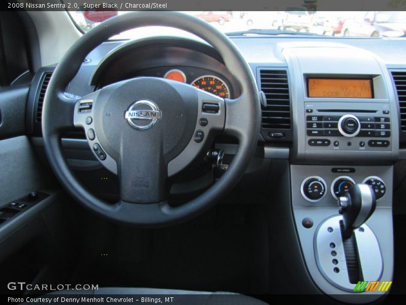 Super Black / Charcoal/Steel 2008 Nissan Sentra 2.0