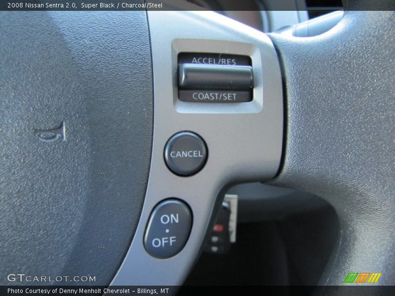 Super Black / Charcoal/Steel 2008 Nissan Sentra 2.0