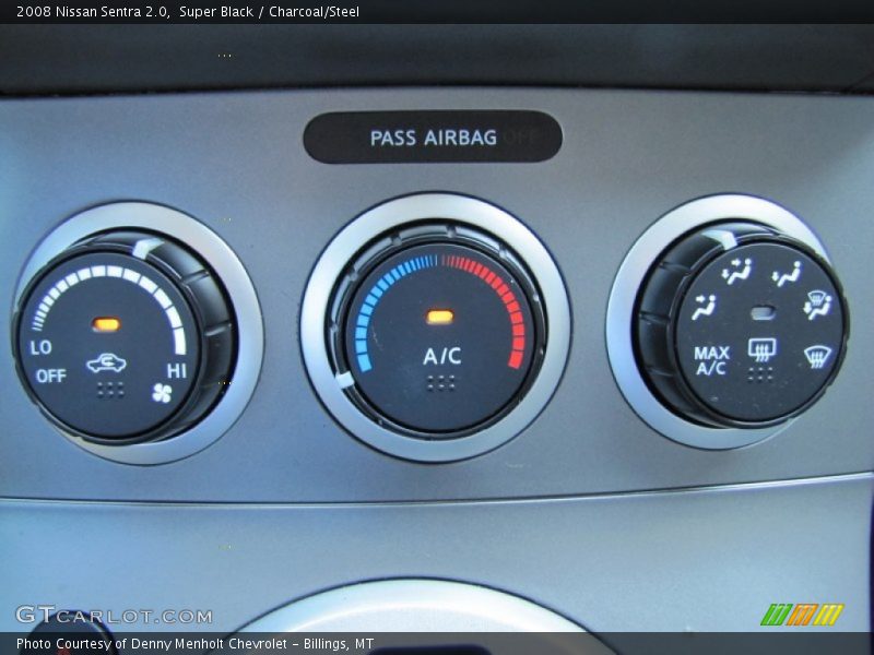 Super Black / Charcoal/Steel 2008 Nissan Sentra 2.0