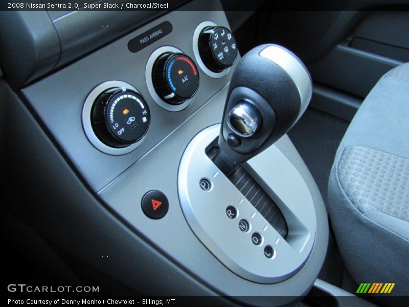 Super Black / Charcoal/Steel 2008 Nissan Sentra 2.0
