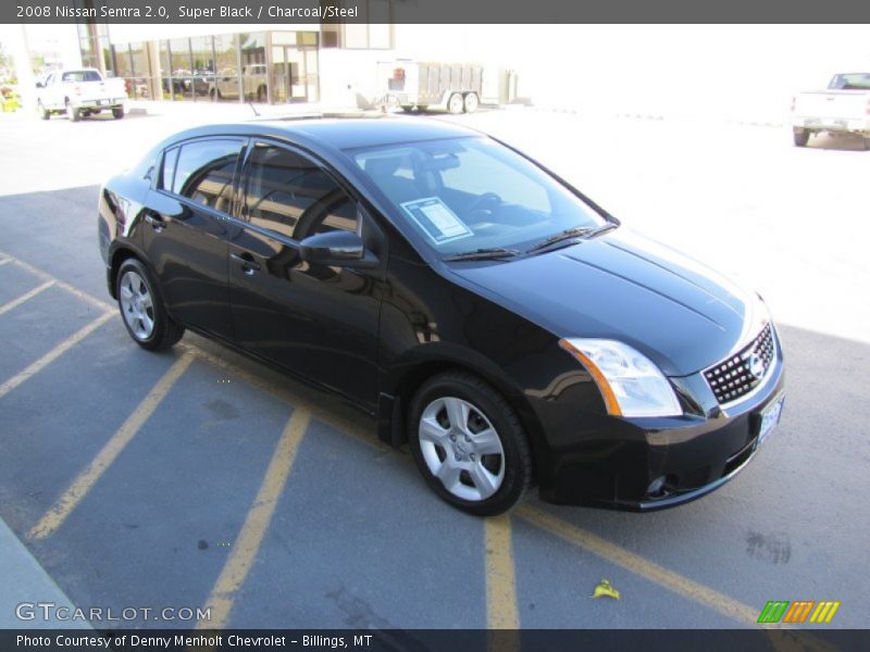 Super Black / Charcoal/Steel 2008 Nissan Sentra 2.0