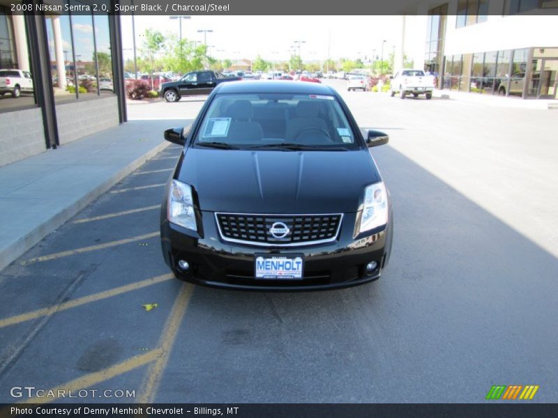 Super Black / Charcoal/Steel 2008 Nissan Sentra 2.0