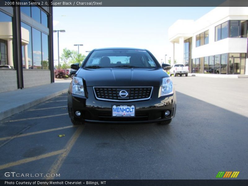Super Black / Charcoal/Steel 2008 Nissan Sentra 2.0