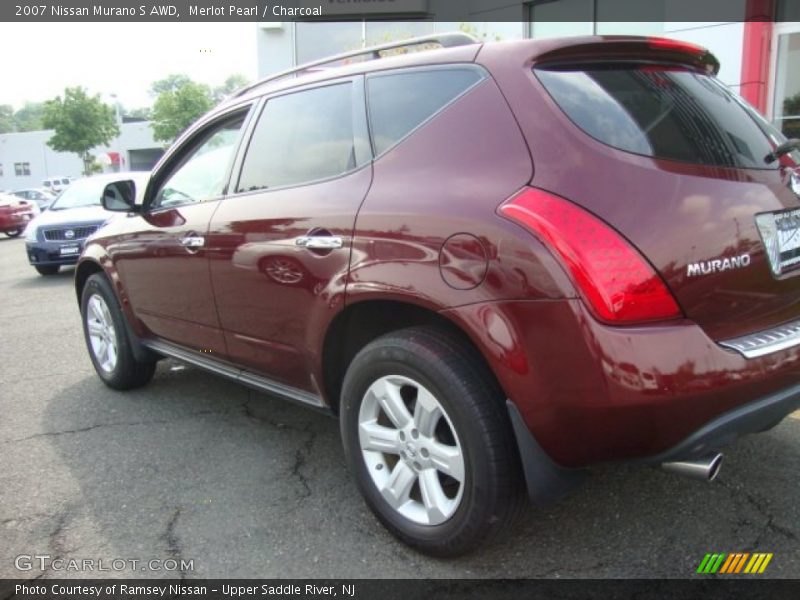 Merlot Pearl / Charcoal 2007 Nissan Murano S AWD