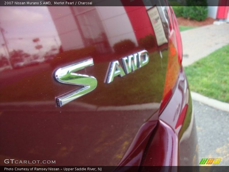 Merlot Pearl / Charcoal 2007 Nissan Murano S AWD