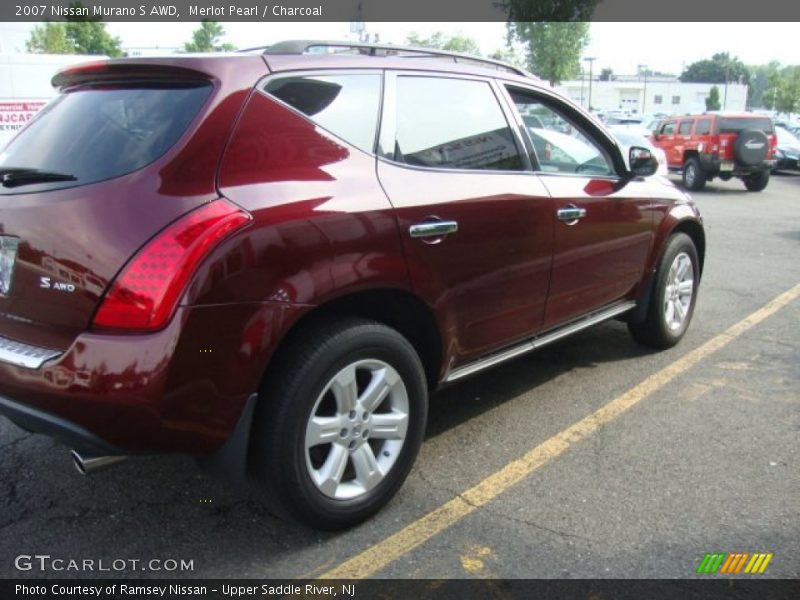 Merlot Pearl / Charcoal 2007 Nissan Murano S AWD