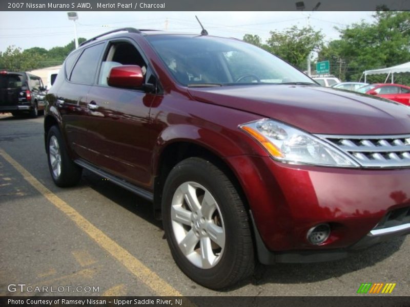 Merlot Pearl / Charcoal 2007 Nissan Murano S AWD
