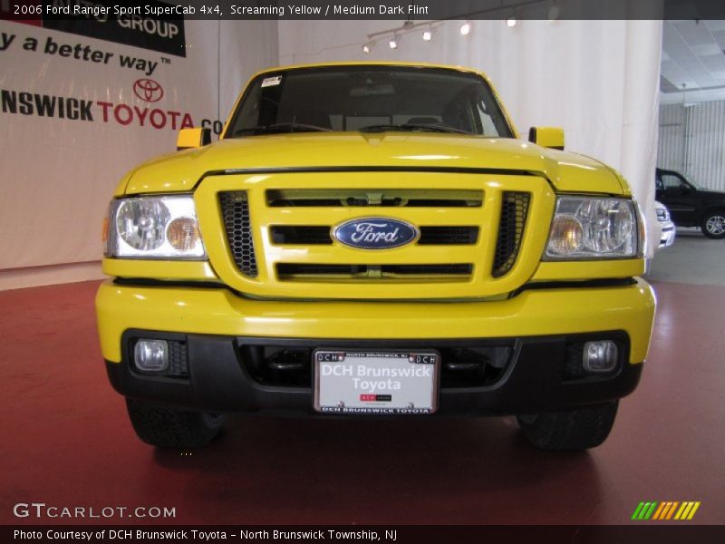 Screaming Yellow / Medium Dark Flint 2006 Ford Ranger Sport SuperCab 4x4