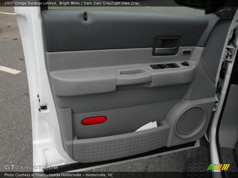 Bright White / Dark Slate Gray/Light Slate Gray 2007 Dodge Durango Limited