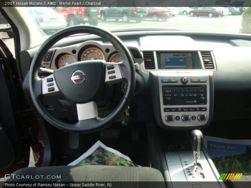 Merlot Pearl / Charcoal 2007 Nissan Murano S AWD