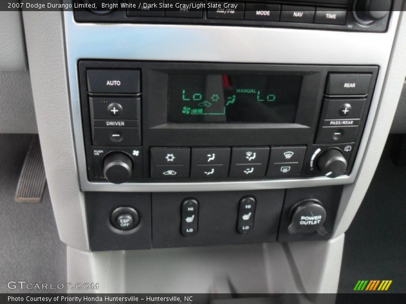 Controls of 2007 Durango Limited