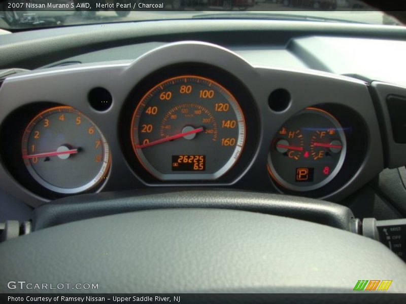 Merlot Pearl / Charcoal 2007 Nissan Murano S AWD