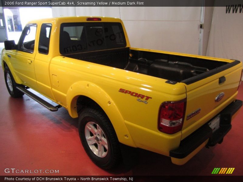 Screaming Yellow / Medium Dark Flint 2006 Ford Ranger Sport SuperCab 4x4