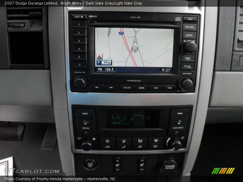 Navigation of 2007 Durango Limited