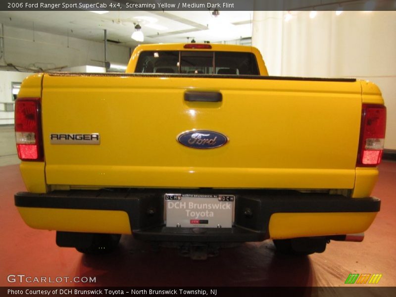Screaming Yellow / Medium Dark Flint 2006 Ford Ranger Sport SuperCab 4x4