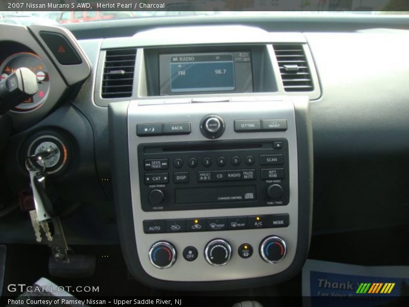 Merlot Pearl / Charcoal 2007 Nissan Murano S AWD