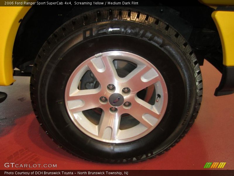 Screaming Yellow / Medium Dark Flint 2006 Ford Ranger Sport SuperCab 4x4