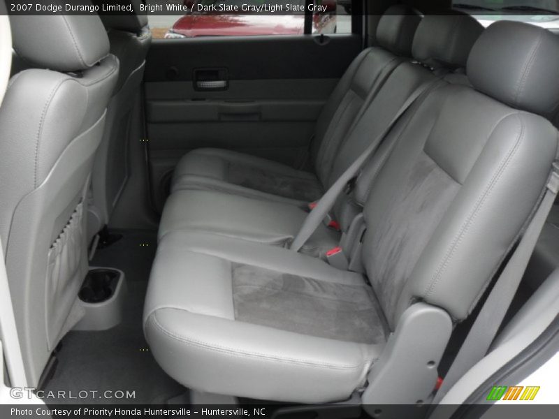 Bright White / Dark Slate Gray/Light Slate Gray 2007 Dodge Durango Limited