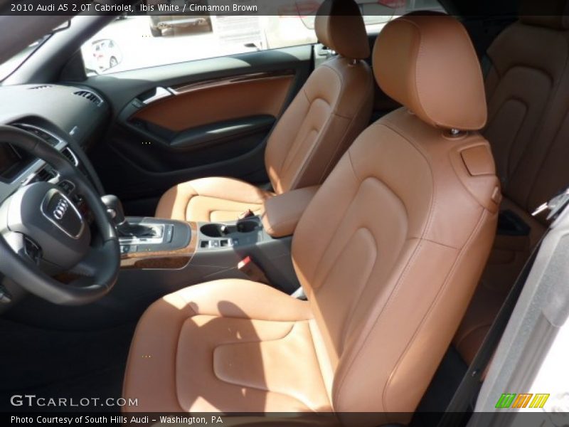  2010 A5 2.0T Cabriolet Cinnamon Brown Interior