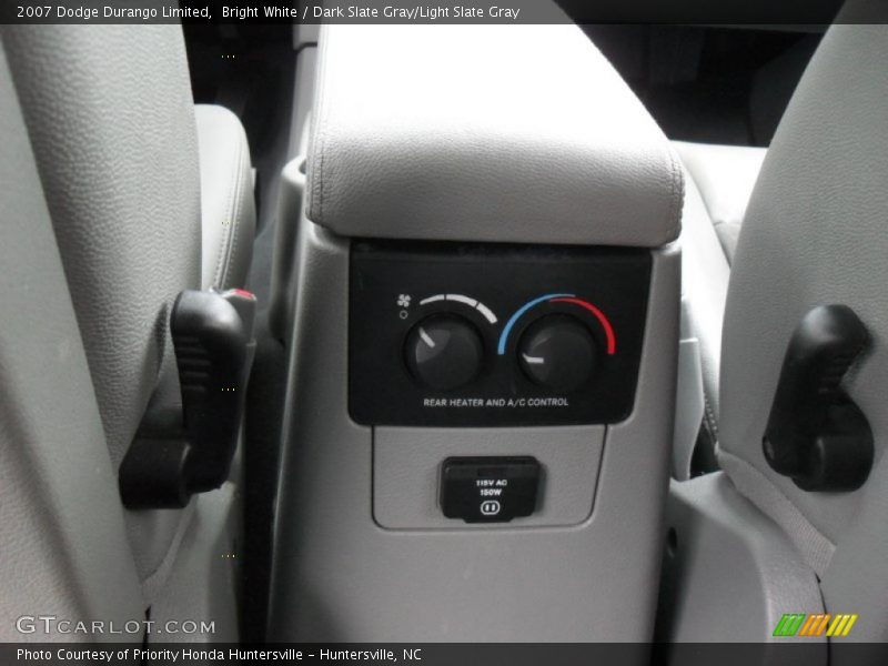 Bright White / Dark Slate Gray/Light Slate Gray 2007 Dodge Durango Limited