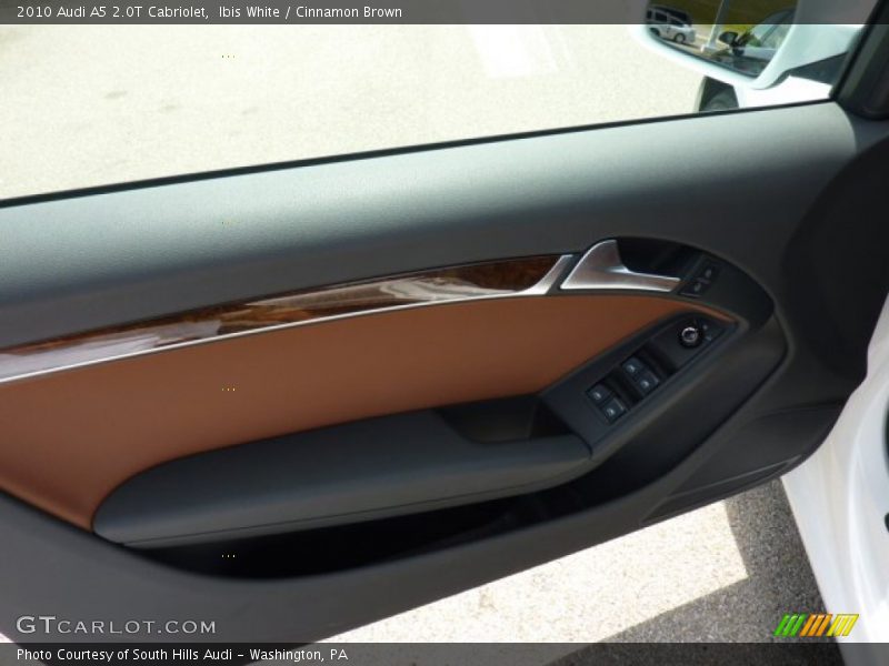Ibis White / Cinnamon Brown 2010 Audi A5 2.0T Cabriolet
