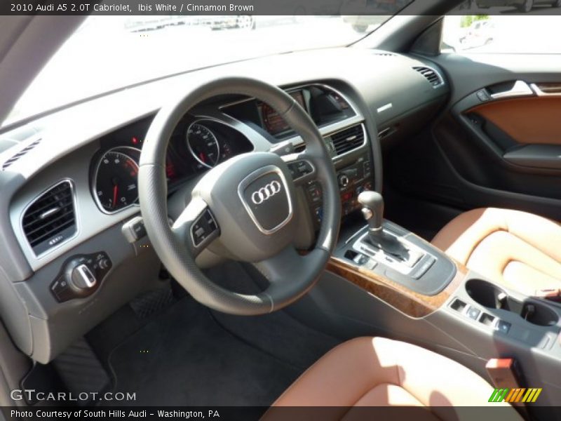 Cinnamon Brown Interior - 2010 A5 2.0T Cabriolet 