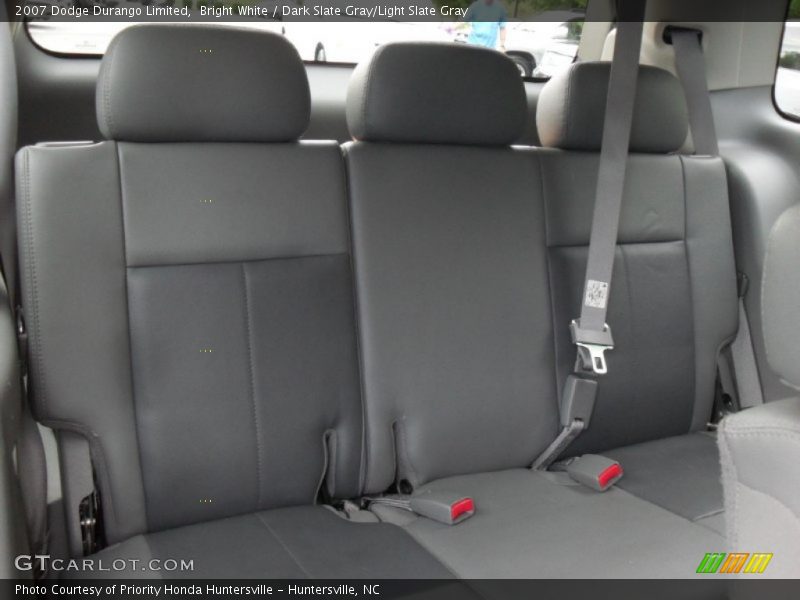 Bright White / Dark Slate Gray/Light Slate Gray 2007 Dodge Durango Limited