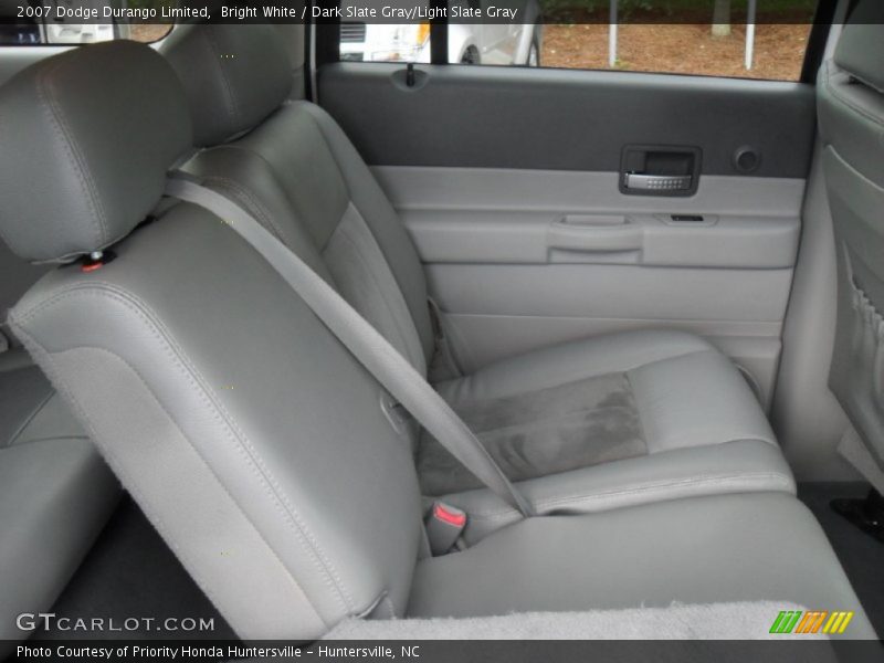 Bright White / Dark Slate Gray/Light Slate Gray 2007 Dodge Durango Limited