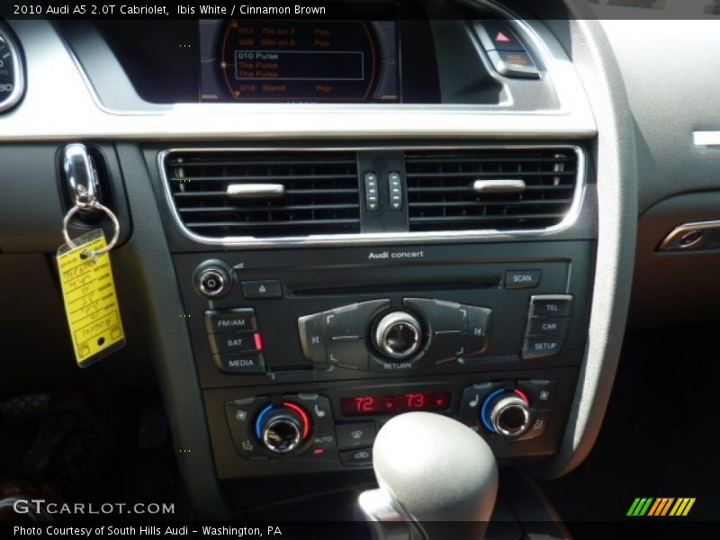 Ibis White / Cinnamon Brown 2010 Audi A5 2.0T Cabriolet