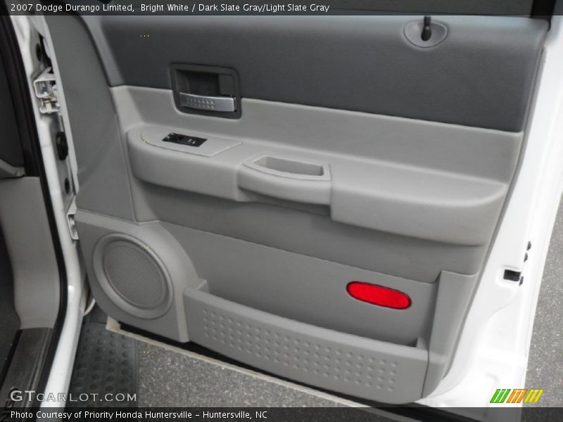 Bright White / Dark Slate Gray/Light Slate Gray 2007 Dodge Durango Limited