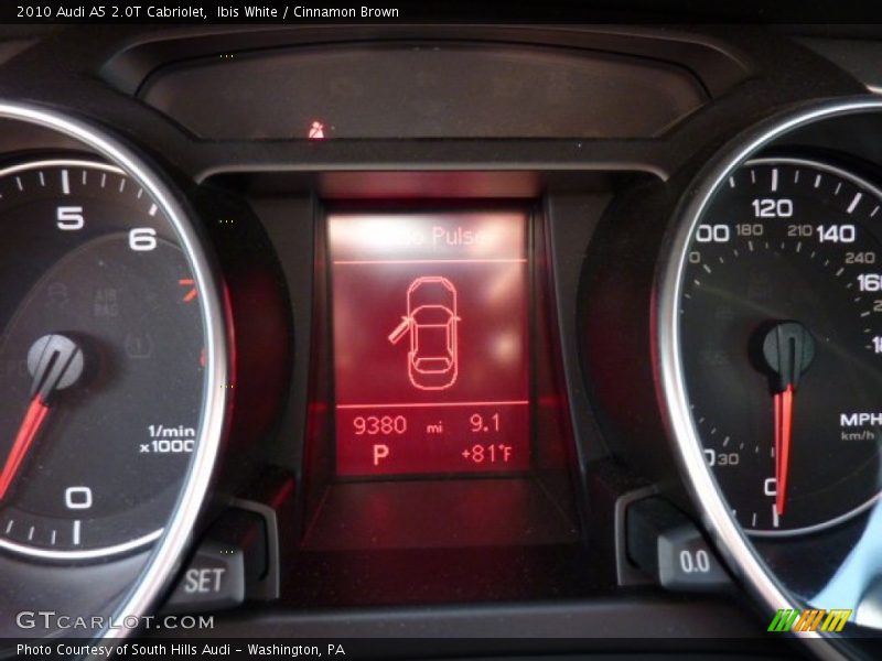 Ibis White / Cinnamon Brown 2010 Audi A5 2.0T Cabriolet
