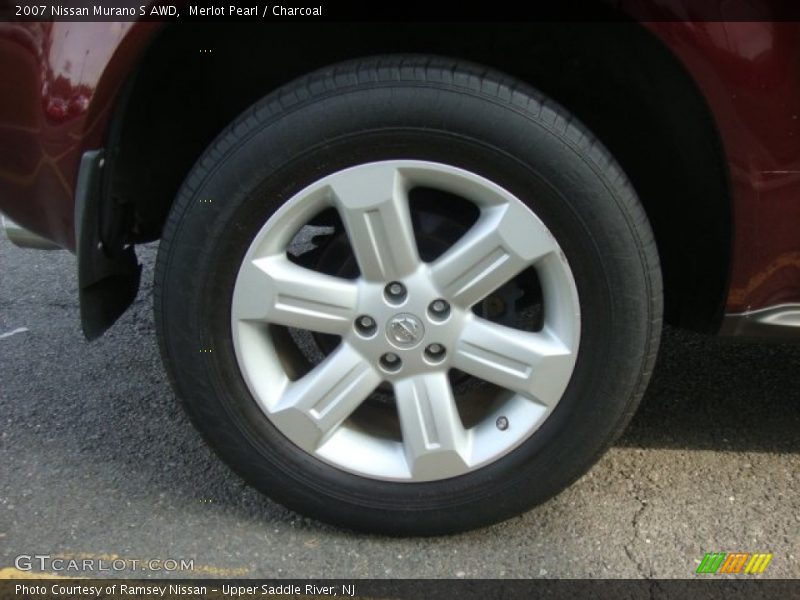 Merlot Pearl / Charcoal 2007 Nissan Murano S AWD