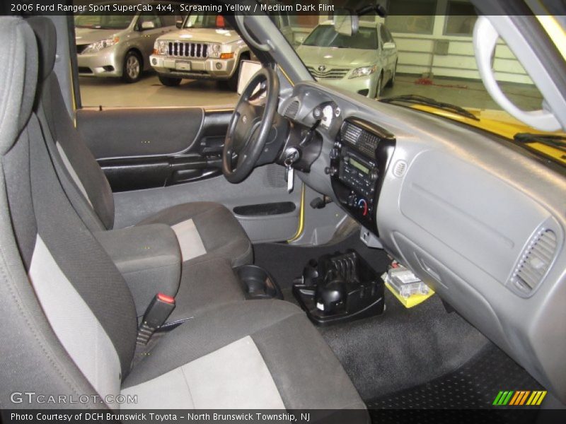 Screaming Yellow / Medium Dark Flint 2006 Ford Ranger Sport SuperCab 4x4