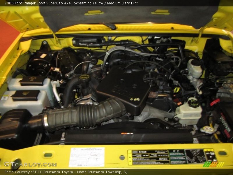 Screaming Yellow / Medium Dark Flint 2006 Ford Ranger Sport SuperCab 4x4