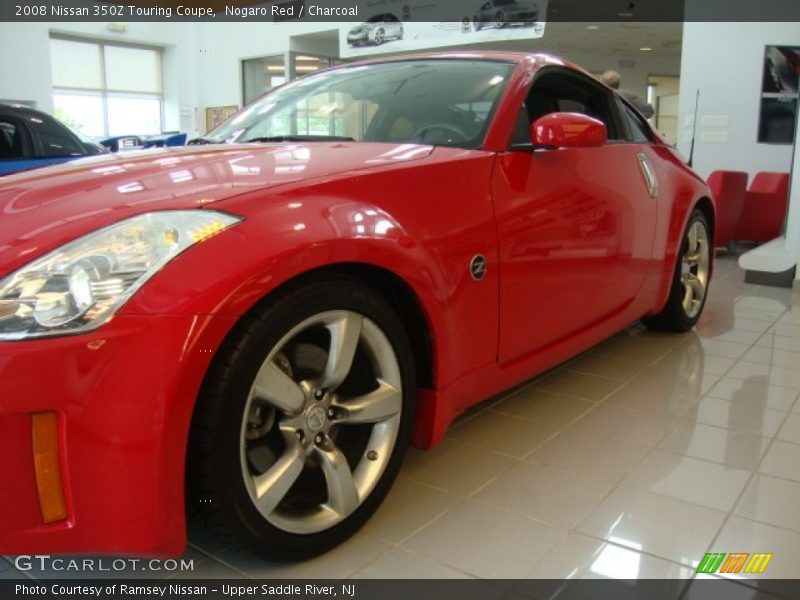 Nogaro Red / Charcoal 2008 Nissan 350Z Touring Coupe