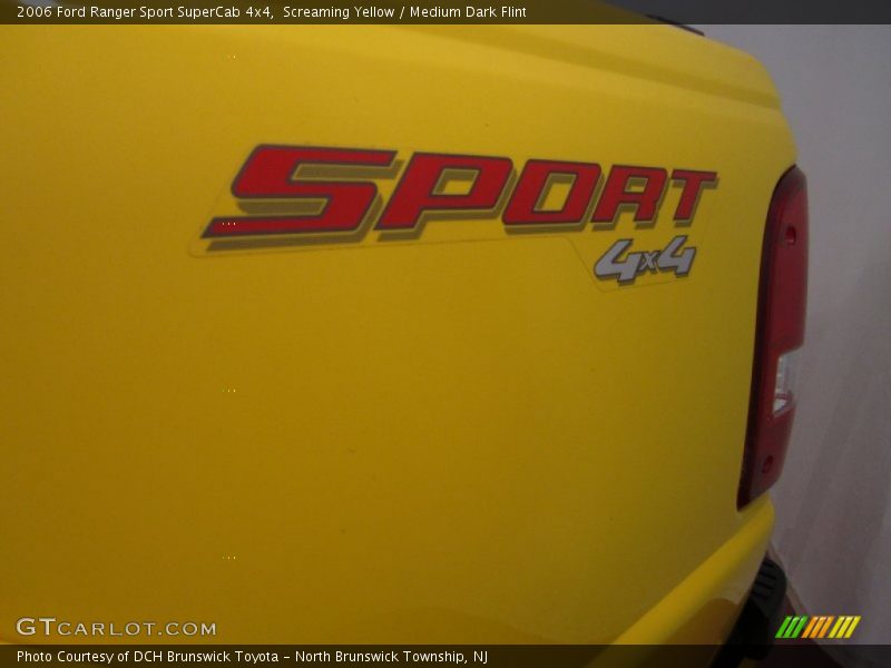 Screaming Yellow / Medium Dark Flint 2006 Ford Ranger Sport SuperCab 4x4