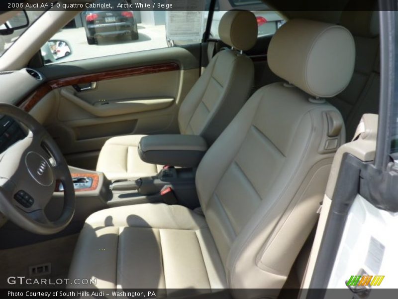  2006 A4 3.0 quattro Cabriolet Beige Interior
