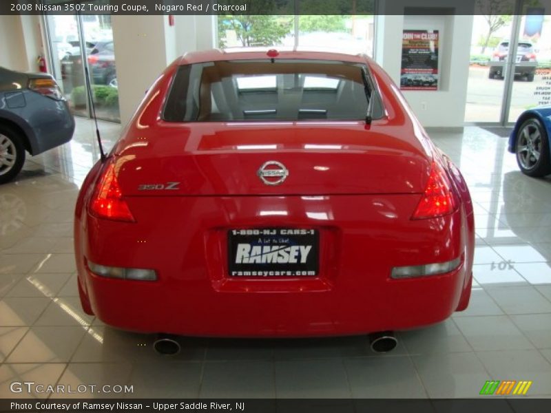 Nogaro Red / Charcoal 2008 Nissan 350Z Touring Coupe
