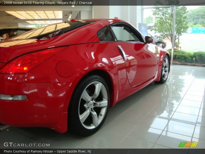 Nogaro Red / Charcoal 2008 Nissan 350Z Touring Coupe