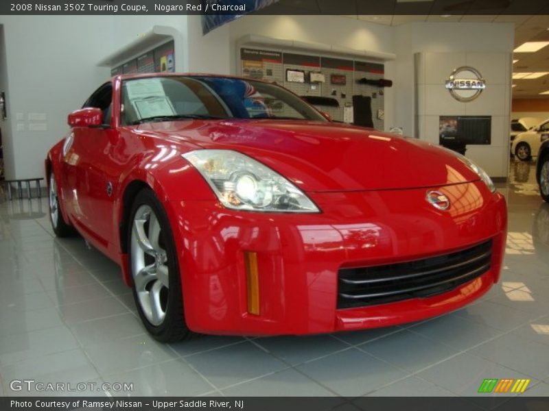 Nogaro Red / Charcoal 2008 Nissan 350Z Touring Coupe