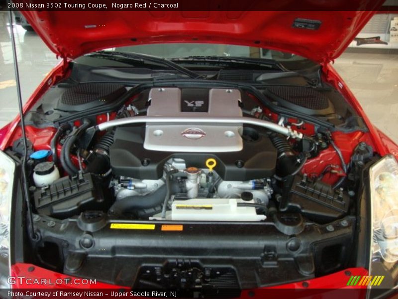 Nogaro Red / Charcoal 2008 Nissan 350Z Touring Coupe