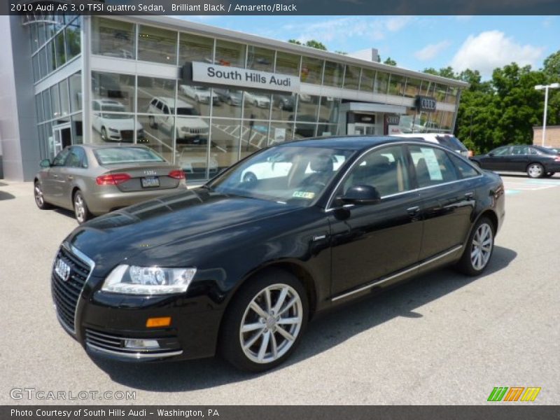 Brilliant Black / Amaretto/Black 2010 Audi A6 3.0 TFSI quattro Sedan