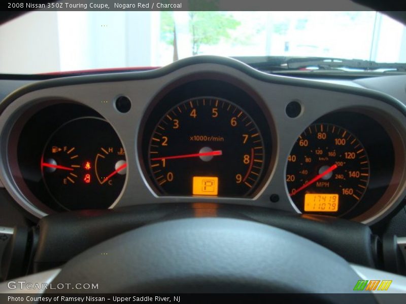 Nogaro Red / Charcoal 2008 Nissan 350Z Touring Coupe