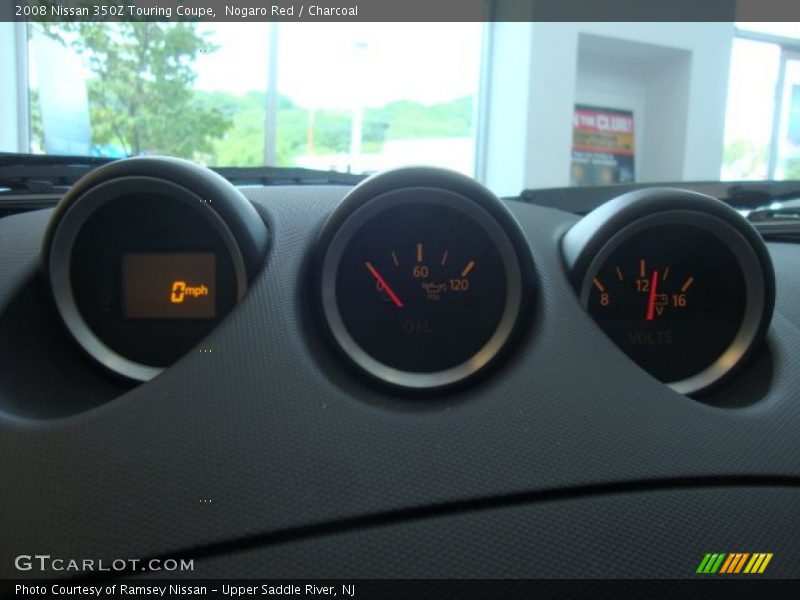 Nogaro Red / Charcoal 2008 Nissan 350Z Touring Coupe