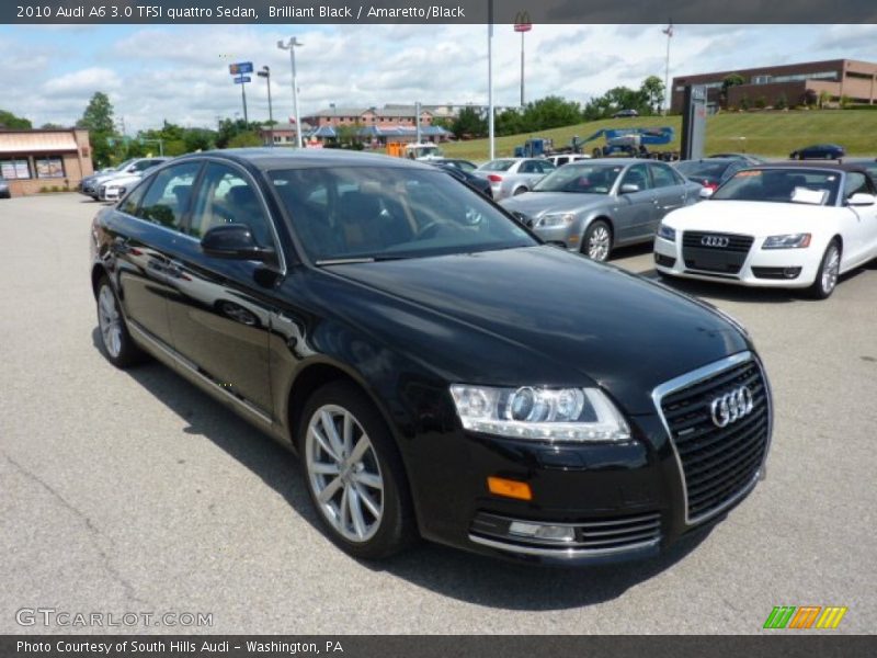 Front 3/4 View of 2010 A6 3.0 TFSI quattro Sedan