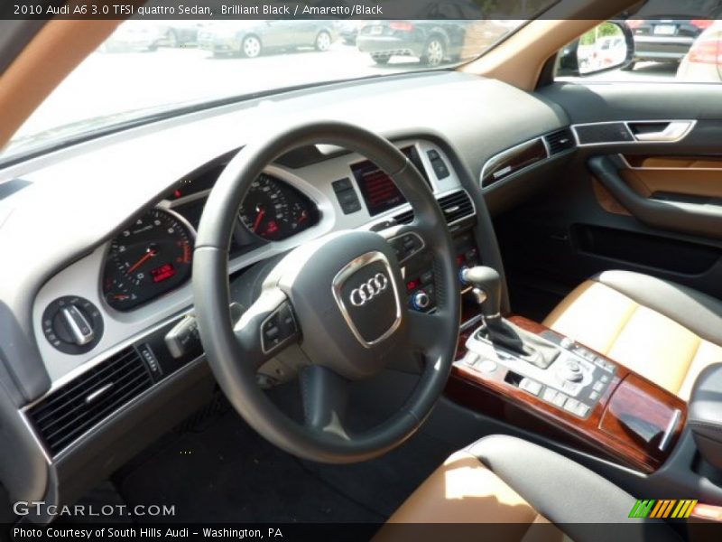 Brilliant Black / Amaretto/Black 2010 Audi A6 3.0 TFSI quattro Sedan
