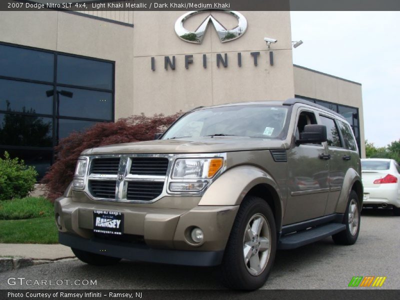 Light Khaki Metallic / Dark Khaki/Medium Khaki 2007 Dodge Nitro SLT 4x4