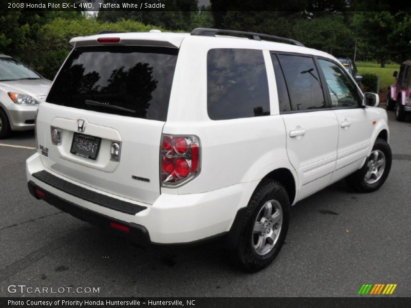 Taffeta White / Saddle 2008 Honda Pilot EX-L 4WD