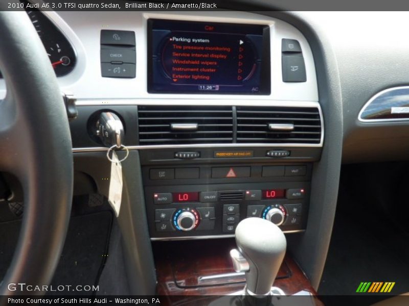Brilliant Black / Amaretto/Black 2010 Audi A6 3.0 TFSI quattro Sedan