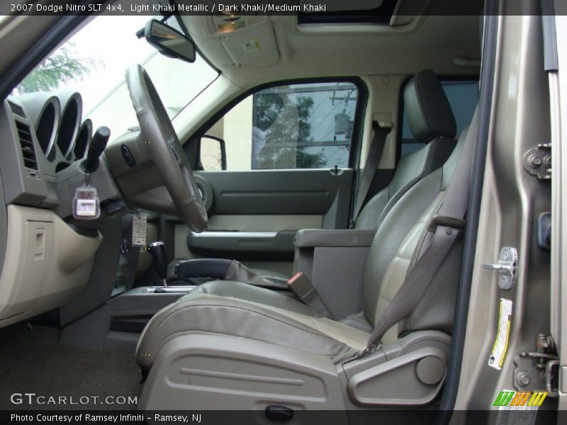 Light Khaki Metallic / Dark Khaki/Medium Khaki 2007 Dodge Nitro SLT 4x4